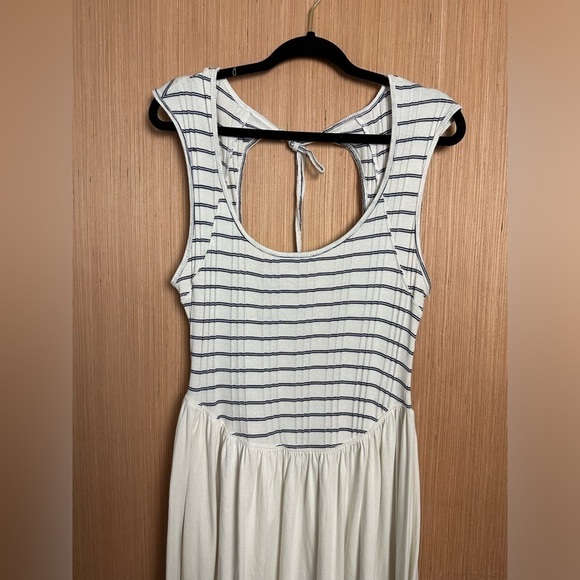 Free People Beach Alana Open Back Striped Midi Dress, Size Medium (v) - Picture 3 of 8